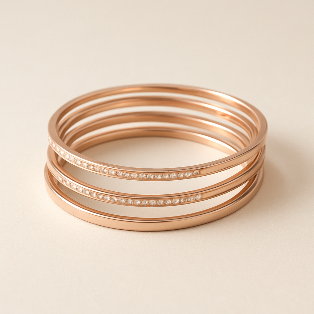 Mira Stacking Bangles (Set of 3)